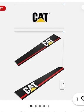 Fits Caterpillar D7R II Geniune Decals Film Stripe Bulldozer